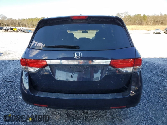 2017 Honda Odyssey SE with VIN 5FNRL5H36HB025430, listed as a Copart auction lot 87641025 with 123,258 mi miles and Salvage Title. Bid and sale history available at carsss.com. Image 6.