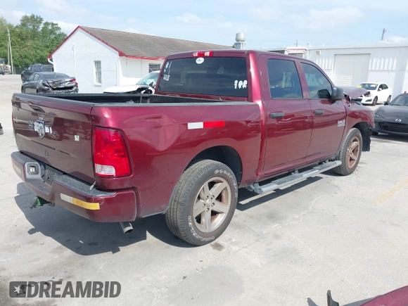 2018 Ram 1500 Express with VIN 3C6RR6KG3JG246555, listed as a IAAI auction lot 42082726 with 106,227 mi miles and . Bid and sale history available at DreamBid. Image 4.