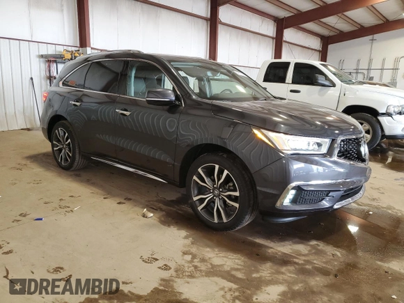 2020 Acura MDX w/Advance Pkg with VIN 5J8YD4H85LL016997, listed as a Copart auction lot 49179845 with 25,331 mi miles and Salvage Title. Bid and sale history available at carsss.com. Image 4.
