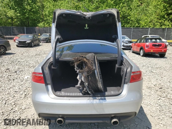 2018 Jaguar XF with VIN SAJBD4EV7JCY57345, listed as a Copart auction lot 52827414 with Not Provided miles and Salvage Title. Bid and sale history available at DreamBid. Image 6.