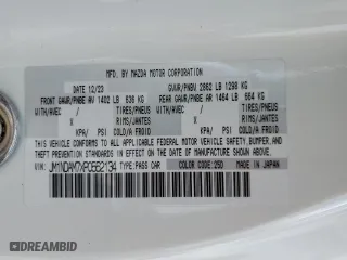 2023 Mazda MX-5 Miata RF Grand Touring with VIN JM1NDAM7XP0562134, listed as a Copart auction lot 66662544 with 6,126 mi miles and Salvage Title. Bid and sale history available at carsss.com. Image 12.