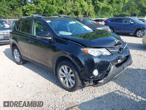 2014 Toyota RAV4 Limited with VIN 2T3DFREV5EW187988, listed as a IAAI auction lot 42694259 with 124,859 mi miles and . Bid and sale history available at DreamBid. Image 1.