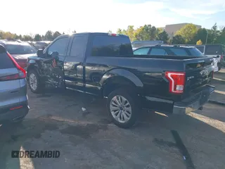 2016 Ford F-150 XLT with VIN 1FTEX1EP2GKE42449, listed as a IAAI auction lot 40754639 with 96,695 mi miles. Bid and sale history available at carsss.com. Image 3.