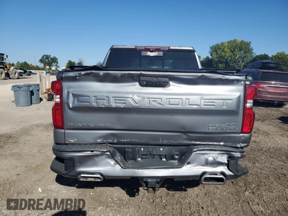 2020 Chevrolet Silverado 1500 High Country with VIN 3GCUYHEL3LG225718, listed as a Copart auction lot 70046254 with 51,594 mi miles and Salvage Title. Bid and sale history available at carsss.com. Image 6.
