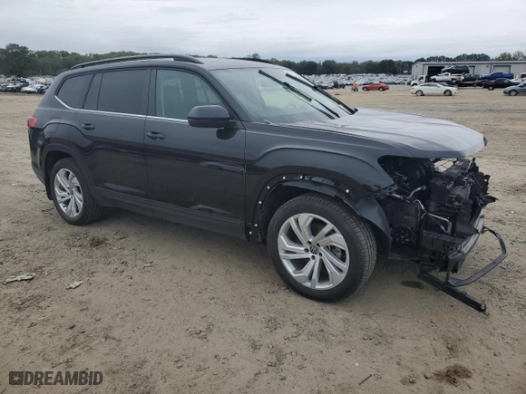 2023 Volkswagen Atlas 3.6L V6 SE w/Technology with VIN 1V2JR2CA9PC543848, listed as a Copart auction lot 79475924 with 21,612 mi miles and Salvage Title. Bid and sale history available at carsss.com. Image 4.