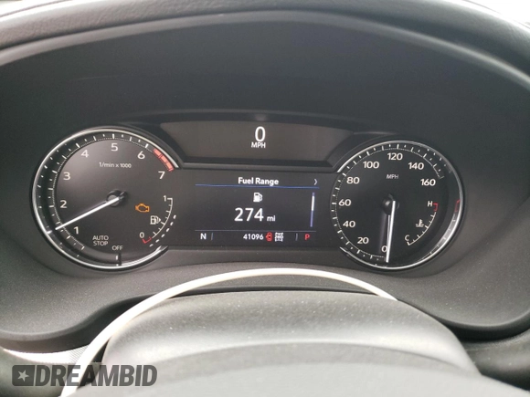 2022 Cadillac XT4 AWD Premium Luxury with VIN 1GYFZDR44NF159583, listed as a Copart auction lot 78613184 with 41,096 mi miles and Clean Title. Bid and sale history available at carsss.com. Image 9.