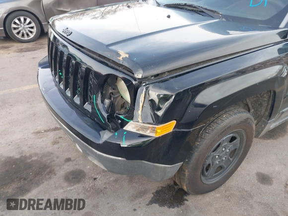 2013 Jeep Patriot Sport with VIN 1C4NJPBA3DD237887, listed as a IAAI auction lot 41599995 with 144,673 mi miles and . Bid and sale history available at DreamBid. Image 6.