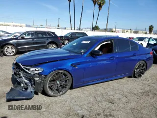 2019 BMW M5 Competition with VIN WBSJF0C53KB446752, listed as a Copart auction lot 37760913 with 34,595 mi miles. Bid and sale history available at carsss.com. Image 1.