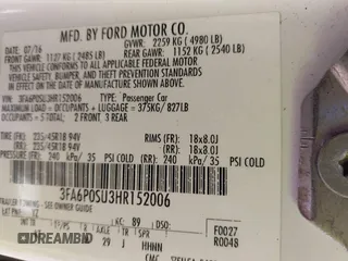 2017 Ford Fusion Titanium with VIN 3FA6P0SU3HR152006, listed as a IAAI auction lot 41423485 with 183,547 mi miles and . Bid and sale history available at carsss.com. Image 9.