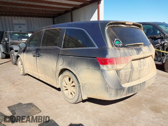 2014 Honda Odyssey EX with VIN 5FNRL5H43EB115025, listed as a IAAI auction lot 41685249 with 236,876 mi miles and . Bid and sale history available at carsss.com. Image 3.