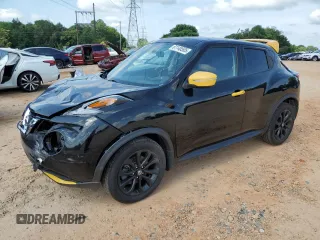2016 Nissan Juke S with VIN JN8AF5MR6GT606179, listed as a Copart auction lot 61148505 with 108,516 mi miles and Salvage title. Bid and sale history available at DreamBid. Image 1.