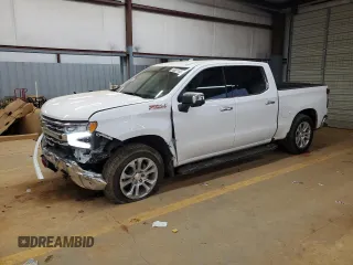 2023 Chevrolet Silverado 1500 LTZ with VIN 2GCUDGED2P1155058, listed as a Copart auction lot 46881105 with 41,110 mi miles and Salvage Title. Bid and sale history available at carsss.com. Image 1.