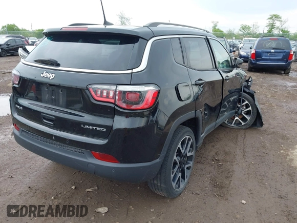 2017 Jeep Compass Limited z VIN 3C4NJDCB2HT628079, wystawiony jako IAAI lot #42209272 z przebiegiem 108 862 mil mil oraz . Historia ofert i sprzedaży dostępna na DreamBid. Obrazek 4.