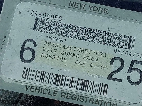2017 Subaru Forester with VIN JF2SJABC1HH577623, listed as a IAAI auction lot 42061596 with 67,900 mi miles. Bid and sale history available at carsss.com. Image 17.