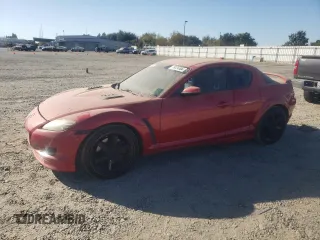 2004 Mazda RX-8 with VIN JM1FE173340122567, listed as a Copart auction lot 76424894 with 136,772 mi miles and Clean Title. Bid and sale history available at carsss.com. Image 1.