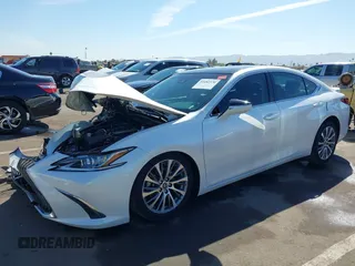 2021 Lexus ES with VIN 58ADZ1B19MU087967, listed as a IAAI auction lot 41680370 with 48,077 mi miles. Bid and sale history available at carsss.com. Image 17.