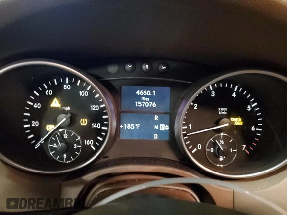 2008 Mercedes-Benz M 550 with VIN 4JGBB72E08A323275, listed as a Copart auction lot 47591665 with 157,076 mi miles and Salvage title. Bid and sale history available at DreamBid. Image 9.
