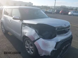 2014 Kia Soul + with VIN KNDJP3A53E7710777, listed as a IAAI auction lot 41922446 with 151,153 mi miles and . Bid and sale history available at DreamBid. Image 1.