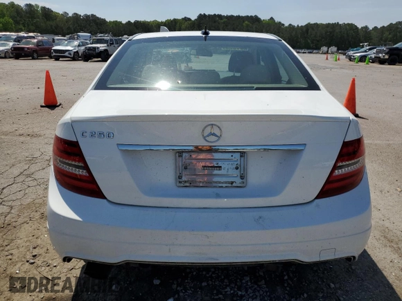 2014 Mercedes-Benz C 250 Sport with VIN WDDGF4HB3ER312977, listed as a Copart auction lot 52712205 with 133,862 mi miles and Salvage title. Bid and sale history available at DreamBid. Image 6.