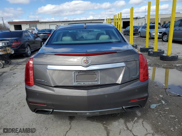 2014 Cadillac CTS Sedan Premium AWD with VIN 1G6AZ5S39E0163786, listed as a Copart auction lot 47774235 with NaN miles and Salvage Title. Bid and sale history available at carsss.com. Image 6.