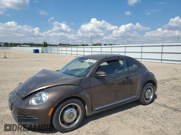 2012 Volkswagen Beetle 2.5L with VIN 3VWHX7AT2CM616099, listed as a Copart auction lot 56421455 with 225,279 mi miles and Salvage title. Bid and sale history available at DreamBid. Image 1.