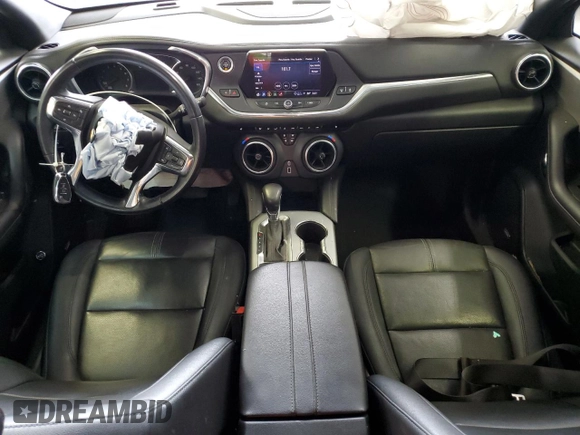 2022 Chevrolet Blazer LT with VIN 3GNKBJRS7NS232468, listed as a Copart auction lot 50921425 with 30,367 mi miles and Salvage title. Bid and sale history available at DreamBid. Image 8.