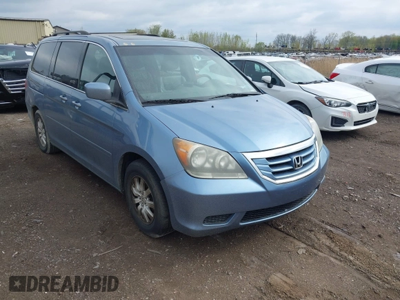 2009 Honda Odyssey EX-L with VIN 5FNRL386X9B048306, listed as a IAAI auction lot 42159882 with 189,623 mi miles. Bid and sale history available at carsss.com. Image 1.