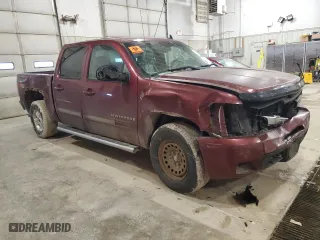 2009 Chevrolet Silverado 1500 LTZ with VIN 3GCEK33MX9G230914, listed as a Copart auction lot 83002624 with 0 mi miles and Salvage Title. Bid and sale history available at carsss.com. Image 4.