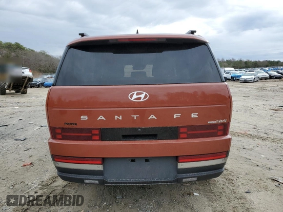 2024 Hyundai Santa Fe Hybrid Limited with VIN 5NMP3DG13RH013768, listed as a Copart auction lot 47998995 with 9,639 mi miles and Salvage Title. Bid and sale history available at carsss.com. Image 6.