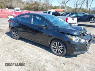 2021 Nissan Versa SV with VIN 3N1CN8EV6ML894230, listed as a IAAI auction lot 41635074 with 67,872 mi miles. Bid and sale history available at carsss.com. Image 1.