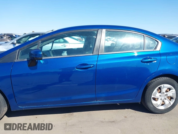 2014 Honda Civic Sedan LX with VIN 19XFB2F58EE260616, listed as a IAAI auction lot 41849697 with 148,757 mi miles. Bid and sale history available at carsss.com. Image 14.