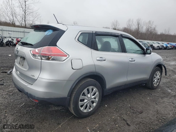 2015 Nissan Rogue SV with VIN KNMAT2MV2FP571583, listed as a Copart auction lot 51594775 with 130,784 mi miles and Clean Title. Bid and sale history available at carsss.com. Image 3.