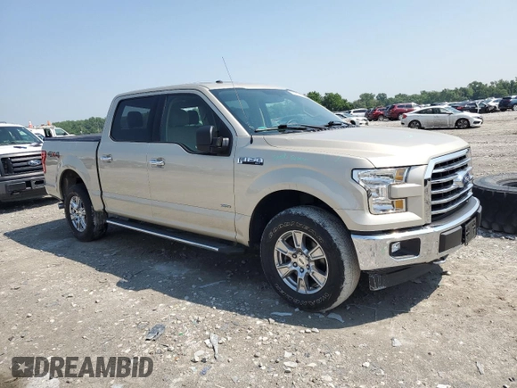 2017 Ford F-150 XL with VIN 1FTEW1EG7HFC07137, listed as a Copart auction lot 60185645 with 45,562 mi miles and Salvage title. Bid and sale history available at DreamBid. Image 4.