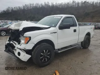 2013 Ford F-150 XL with VIN 1FTMF1EF3DFA59064, listed as a Copart auction lot 82676274 with 144,003 mi miles and Salvage Title. Bid and sale history available at carsss.com. Image 1.
