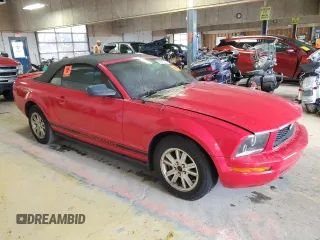 2007 Ford Mustang Deluxe with VIN 1ZVFT84NX75329658, listed as a Copart auction lot 60537385 with Not provided miles and Salvage title. Bid and sale history available at DreamBid. Image 4.