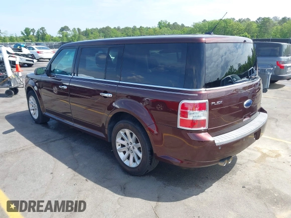 2009 Ford Flex SEL with VIN 2FMEK62C99BA17882, listed as a IAAI auction lot 42072947 with 170,054 mi miles. Bid and sale history available at carsss.com. Image 3.