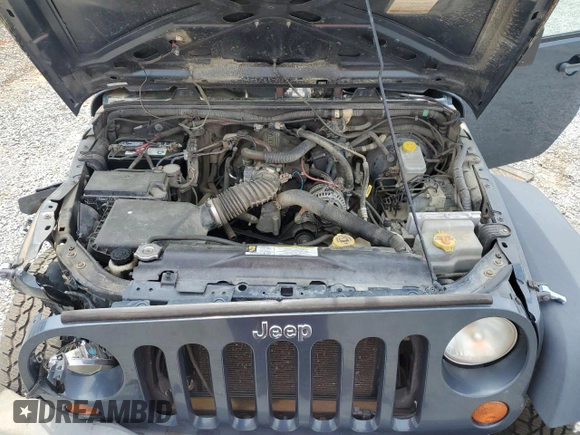 2007 Jeep Wrangler Unlimited X with VIN 1J4GA39117L119395, listed as a Copart auction lot 52588055 with 160,335 mi miles and Salvage title. Bid and sale history available at DreamBid. Image 11.