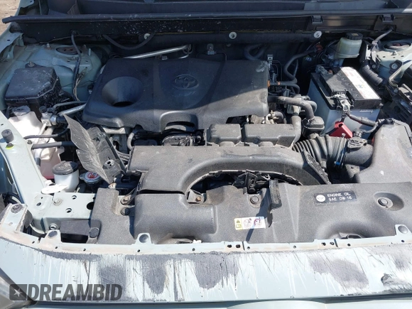 2019 Toyota RAV4 XLE with VIN JTMP1RFVXKD023350, listed as a IAAI auction lot 41991731 with 49,857 mi miles. Bid and sale history available at carsss.com. Image 10.