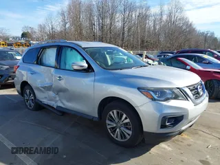 2018 Nissan Pathfinder SL z VIN 5N1DR2MM3JC644474, wystawiony jako IAAI lot #41460391 z przebiegiem 73 249 mil mil oraz . Historia ofert i sprzedaży dostępna na DreamBid. Obrazek 1.