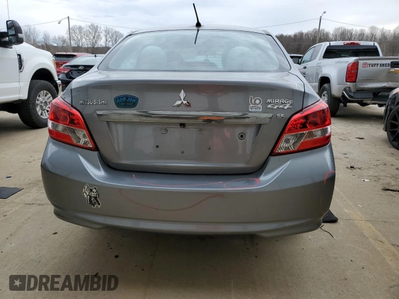 2019 Mitsubishi Mirage SE z VIN ML32F4FJ0KHF01110, wystawiony jako Copart lot #46901865 z przebiegiem 98 543 mil mil oraz Szkoda całkowita • Salvage title. Historia ofert i sprzedaży dostępna na DreamBid. Obrazek 6.