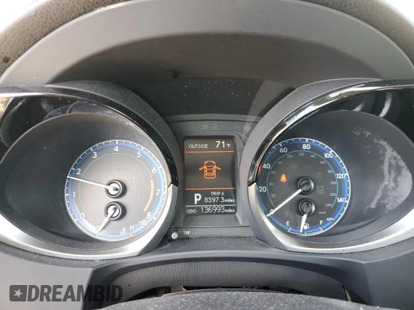 2016 Toyota Corolla L with VIN 2T1BURHE3GC621878, listed as a Copart auction lot 66572135 with 136,993 mi miles and Salvage title. Bid and sale history available at DreamBid. Image 9.