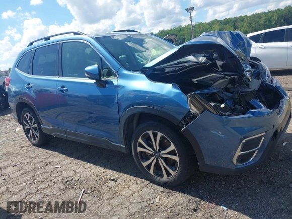 2019 Subaru Forester Limited with VIN JF2SKAUC9KH593747, listed as a IAAI auction lot 42509218 with 76,979 mi miles and . Bid and sale history available at DreamBid. Image 1.