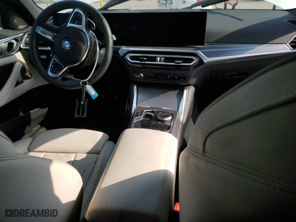 2024 BMW 4 Series M440i xDrive with VIN WBA63AT03RCP10523, listed as a Copart auction lot 74587344 with 0 mi miles and Salvage Title. Bid and sale history available at carsss.com. Image 8.