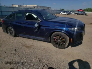 2023 BMW X4 M40i with VIN 5UX43DT06P9P68534, listed as a Copart auction lot 62252833 with 0 mi miles. Bid and sale history available at carsss.com. Image 4.