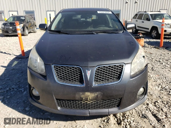 2009 Pontiac Vibe GT with VIN 5Y2SR67069Z431300, listed as a Copart auction lot 75325804 with 318,306 mi miles and Clean Title. Bid and sale history available at carsss.com. Image 5.