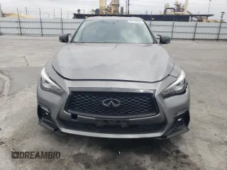 2016 Infiniti Q50 Premium with VIN JN1EV7APXGM305863, listed as a Copart auction lot 54168845 with 104,543 mi miles and Salvage Title. Bid and sale history available at carsss.com. Image 5.