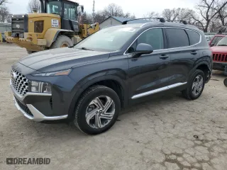 2022 Hyundai Santa Fe SEL with VIN 5NMS2DAJ4NH459136, listed as a Copart auction lot 45636795 with 37,765 mi miles and Salvage Title. Bid and sale history available at carsss.com. Image 1.
