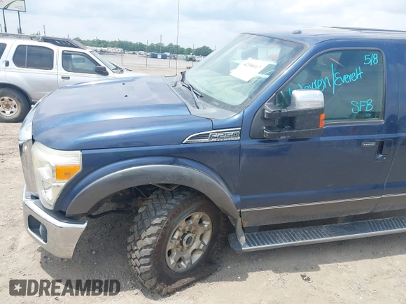 2015 Ford F-250 Lariat with VIN 1FT7W2B66FEA21229, listed as a IAAI auction lot 42390007 with Not provided miles and . Bid and sale history available at DreamBid. Image 6.