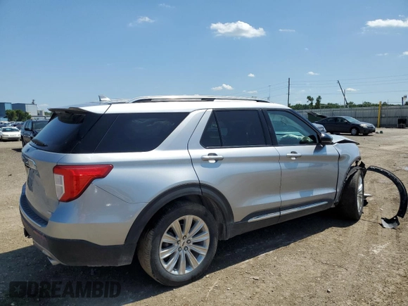 2020 Ford Explorer Limited z VIN 1FMSK8FH3LGA00838, wystawiony jako Copart lot #61629535 z przebiegiem 126 042 mil mil oraz Szkoda całkowita • Salvage title. Historia ofert i sprzedaży dostępna na DreamBid. Obrazek 3.