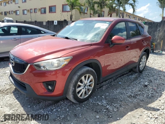 2013 Mazda CX-5 Touring with VIN JM3KE4CE5D0164060, listed as a Copart auction lot 57113875 with 83,262 mi miles and Salvage Title. Bid and sale history available at DreamBid. Image 1.